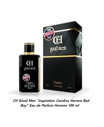 CH Good Men "inspi Carolina Herrera Bad Boy" Eau de Parfum Homme 100 ml