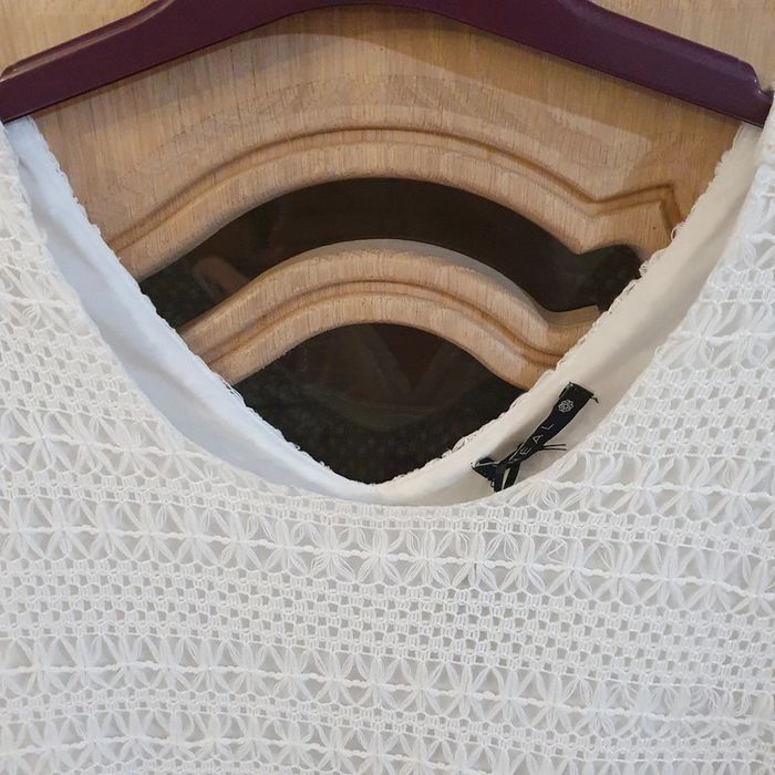 Très joli haut champagne ajouré et doublé Taille S Breal - photo numéro 4