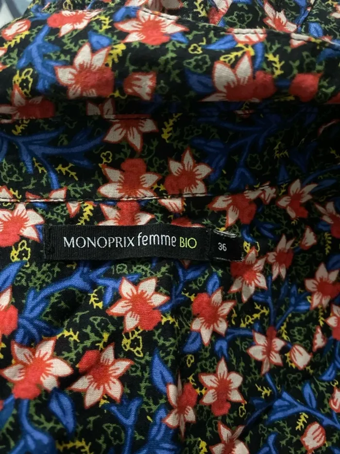 Chemise À Fleurs Monoprix - photo numéro 7