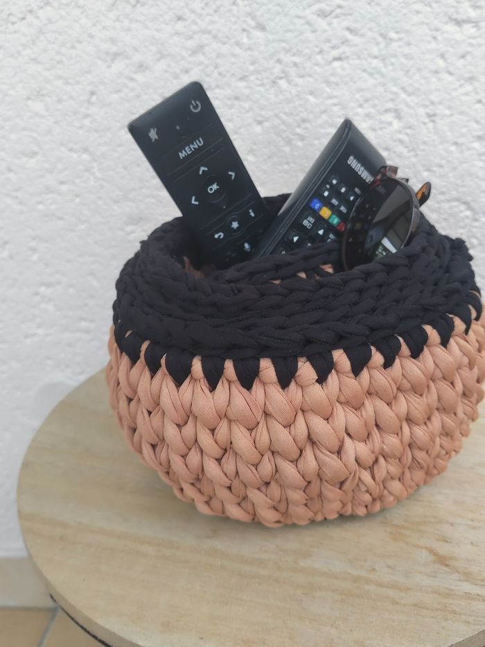 Organisateur au crochet en Trapilho pour télécommandes - photo numéro 5