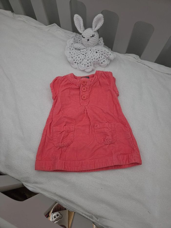 Robe jean rose