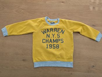 Pull jaune et gris H&M