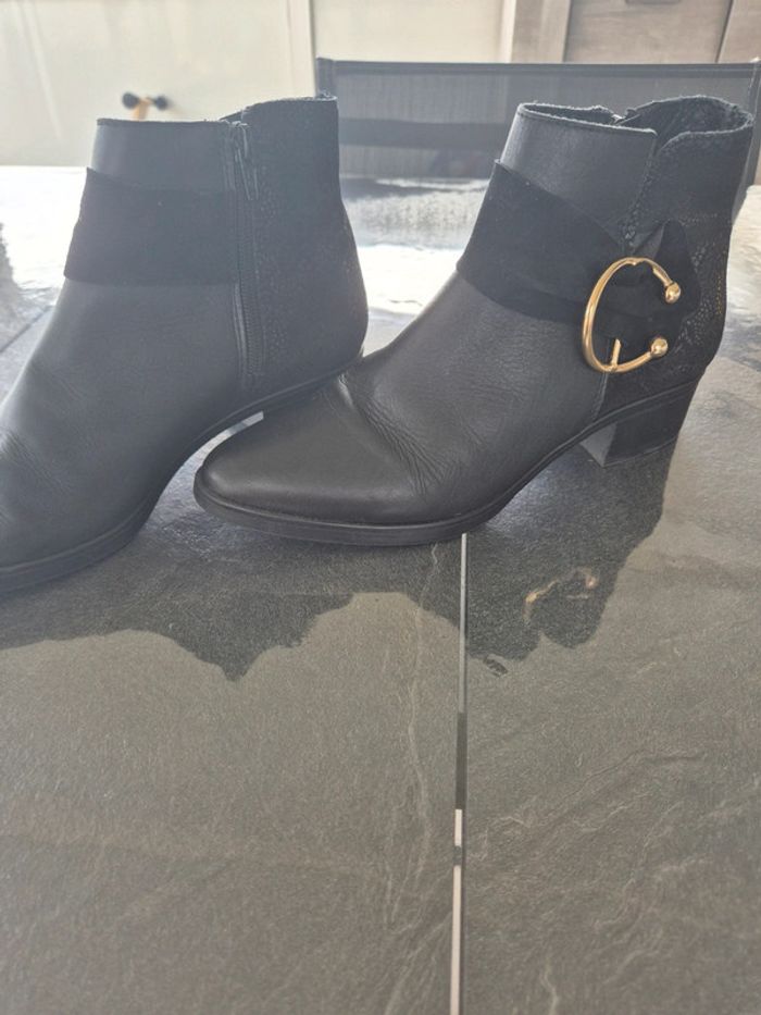 Boots Femme Sunny Sunday Cuir - taille 38 - photo numéro 3