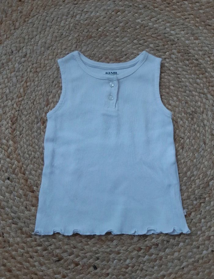 Ensemble débardeur blanc et short - photo numéro 2