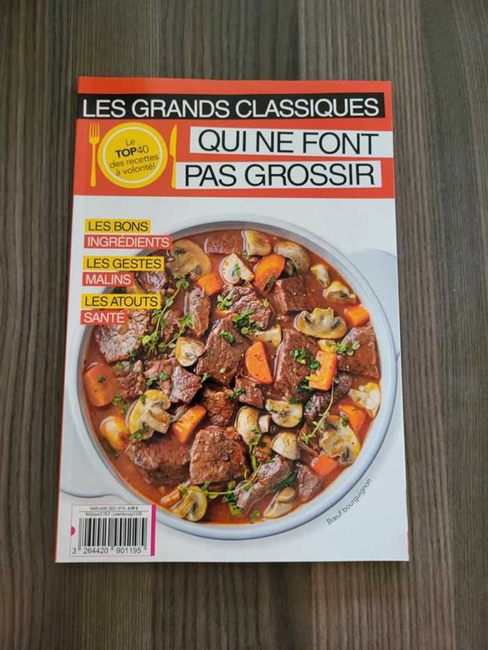 Les grands classiques qui ne font pas grossir n°14