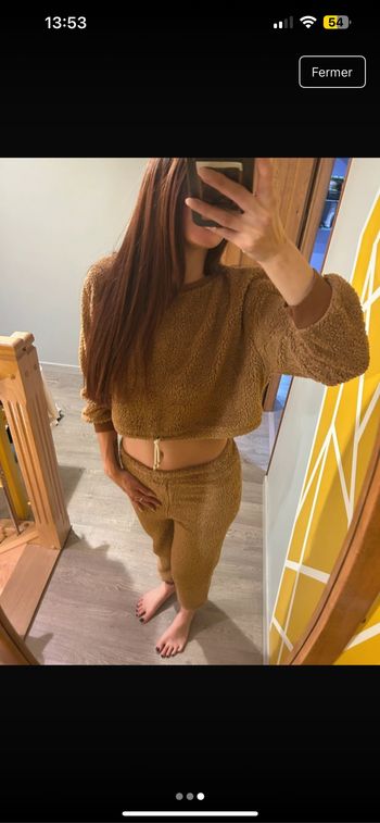 Ensemble de pyjama marron