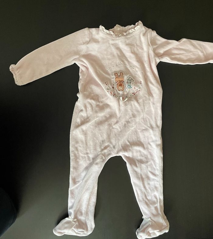 Pyjama rose pâle Sergent Major