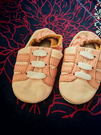 Chausson en cuir