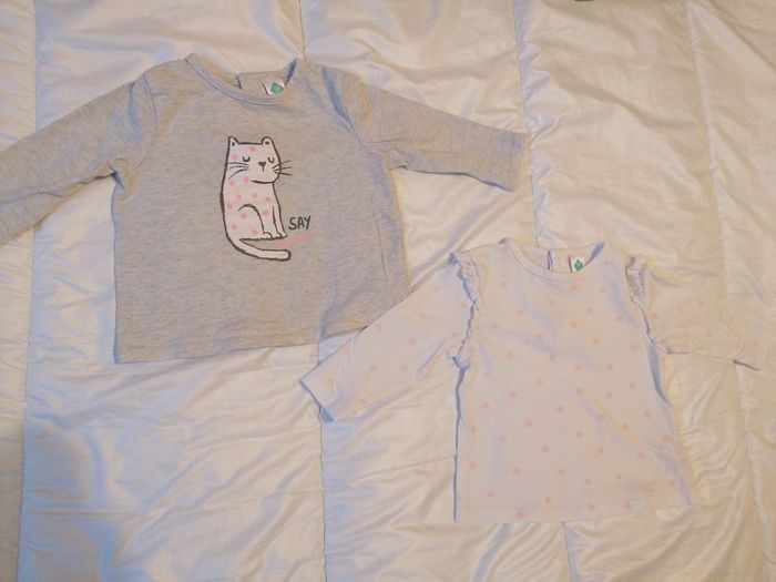 Lot 2 tee shirt manches longues