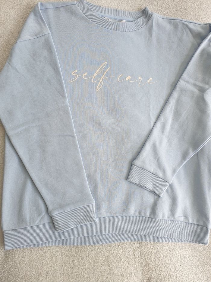 Sweat shirt femme bleu neuf XL - photo numéro 3