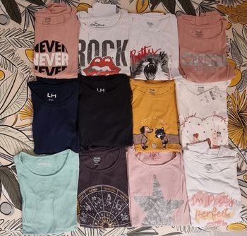 Lot de 12 tee-shirts manches longues