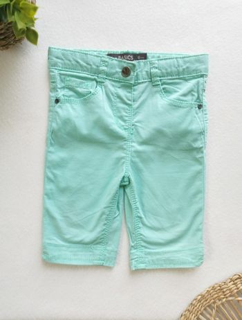 Pantacourt vert menthe uni Orchestra 12 Mois