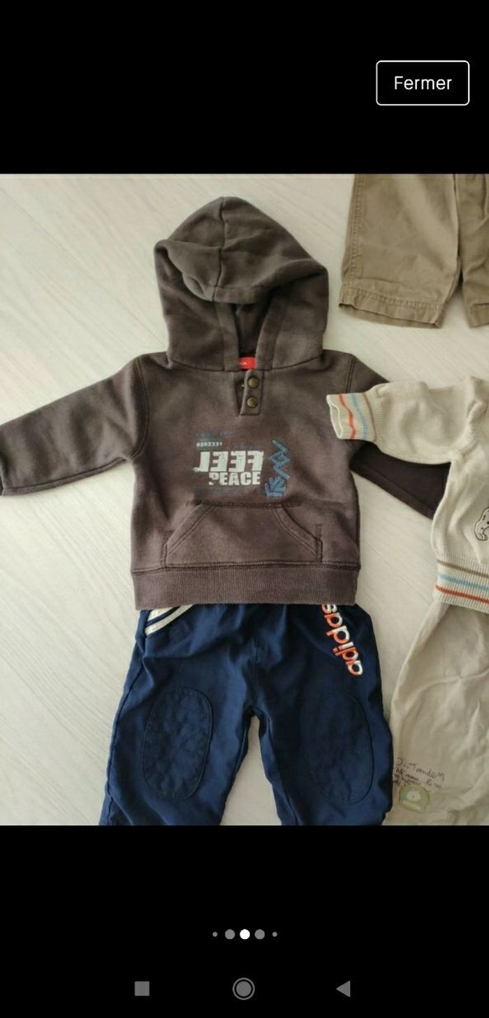 Gros Lot de 8 tenues ensembles bébé garçon 6 mois interchangeables - photo numéro 5
