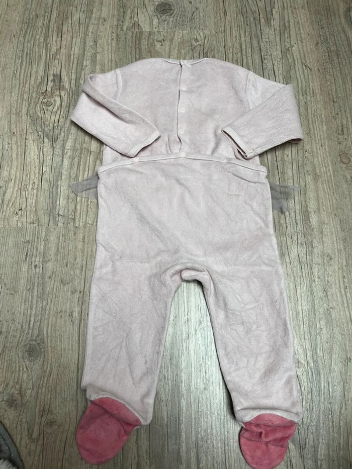 Pyjama une pièce en velours taille 18 mois - photo numéro 2