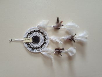 Attrape rêves blanc et noir moyen Diamètre 17 cm Neuf