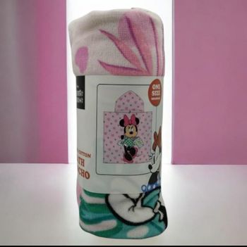 MINNIE MOUSE - Poncho Coton 60x60cm