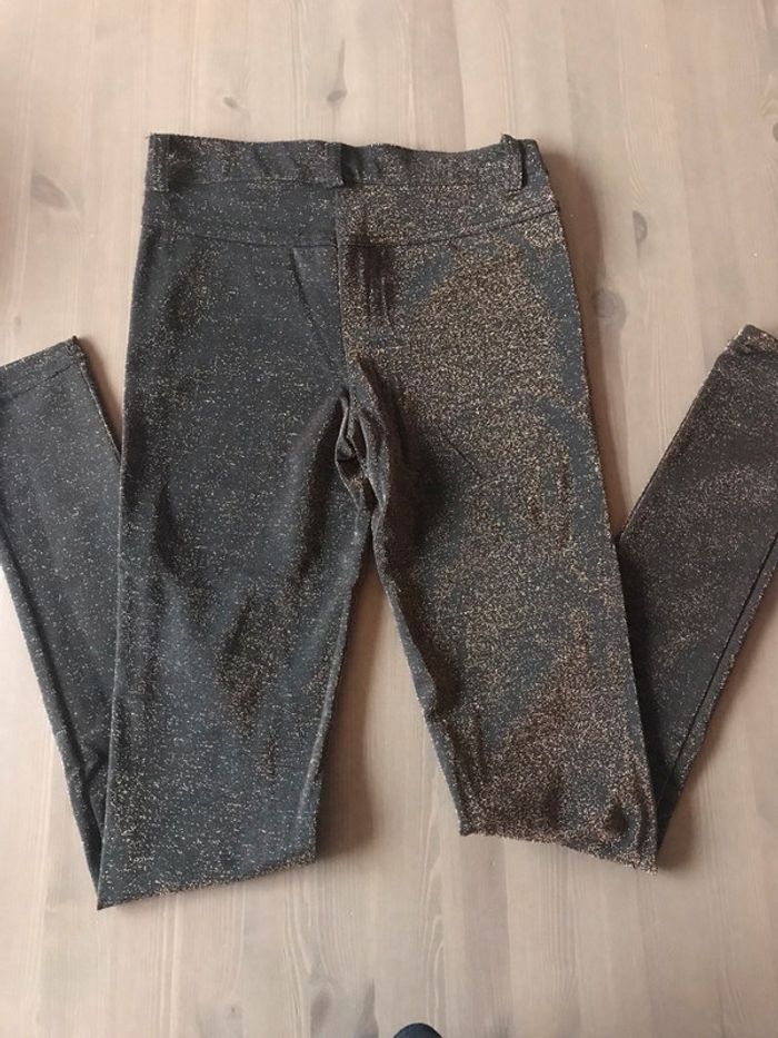 Jeans legging pailleté jamais porté