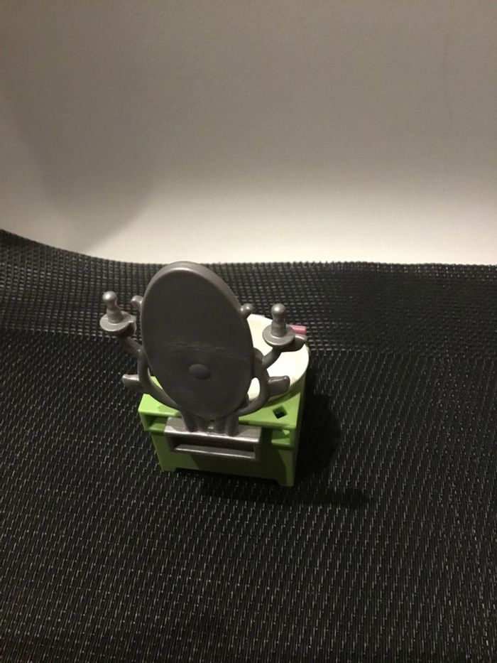 Playmobil meuble vasque lavabo vert et violet avec miroir 5307 pièces détachées salle de bain maison - photo numéro 3