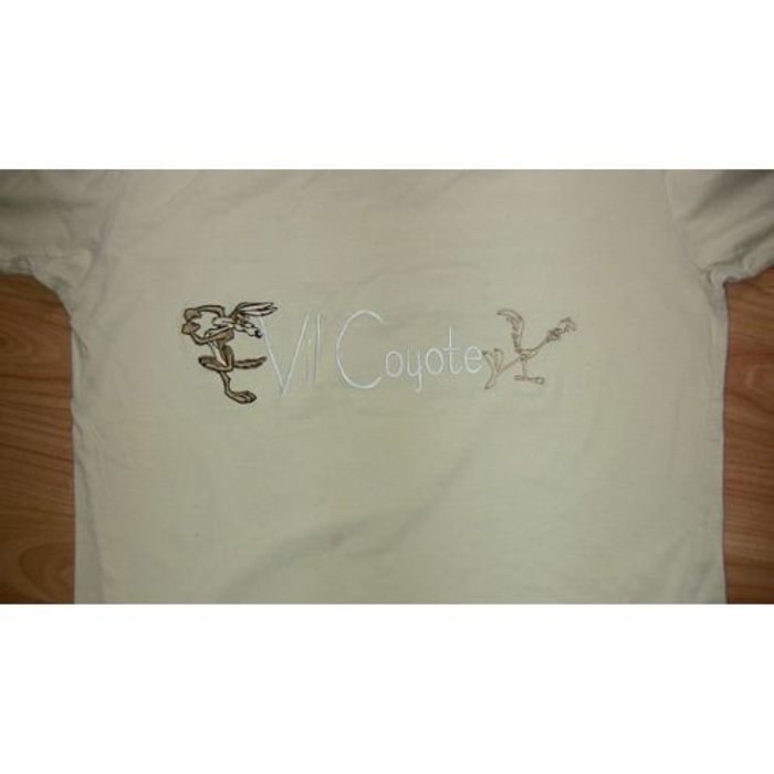 T-shirt avec col beige Vil coyote 8 ans Looney Tunes - photo numéro 2