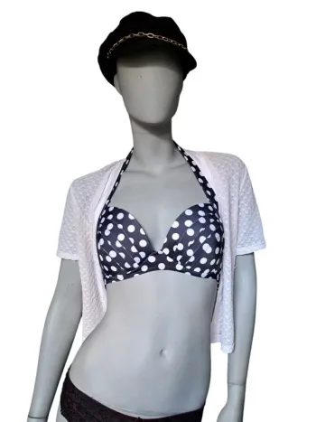 Haut de maillot à pois