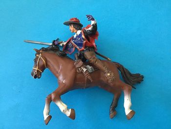 Mousquetaire et cheval