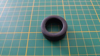 Pneu avant pièce détachée miniature Altaya Renault Alpine A110 Wrc 1/18 1/18e 1/18ème #C10