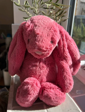 Lapin Jellycat personnalisé Phoebe cerise