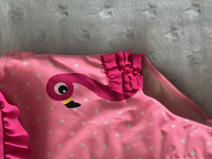 maillot de bain 1 pièce rose a pois blanc 6/12 mois pat et ripaton - photo numéro 5