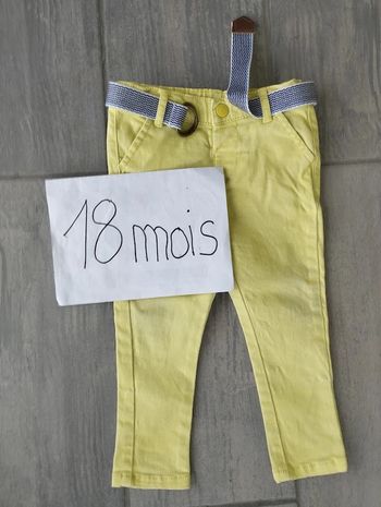 Lot n°342 Pantalon avec ceinture Tape à l'oeil 18 mois