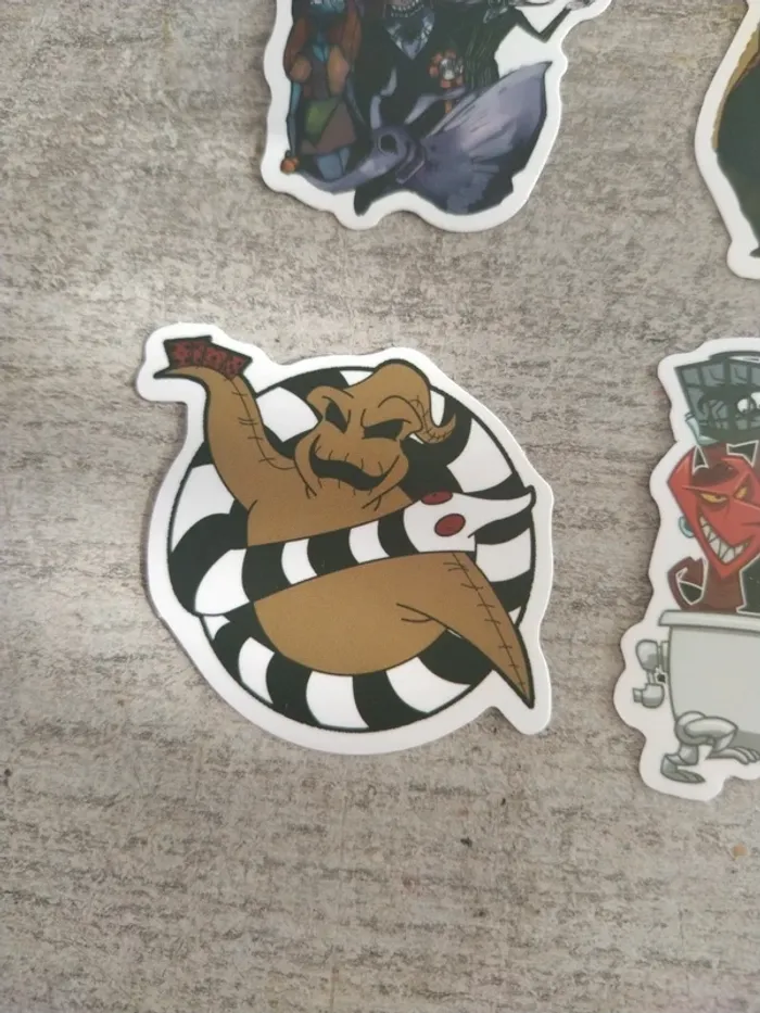 Lot de stickers autocollant sur le thème de l'étrange Noël de monsieur jack (lot E) - photo numéro 6
