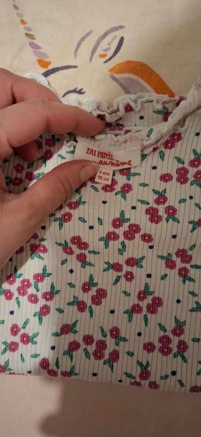 Lot 3 t-shirts manches longues 3 ans DPAM - photo numéro 8