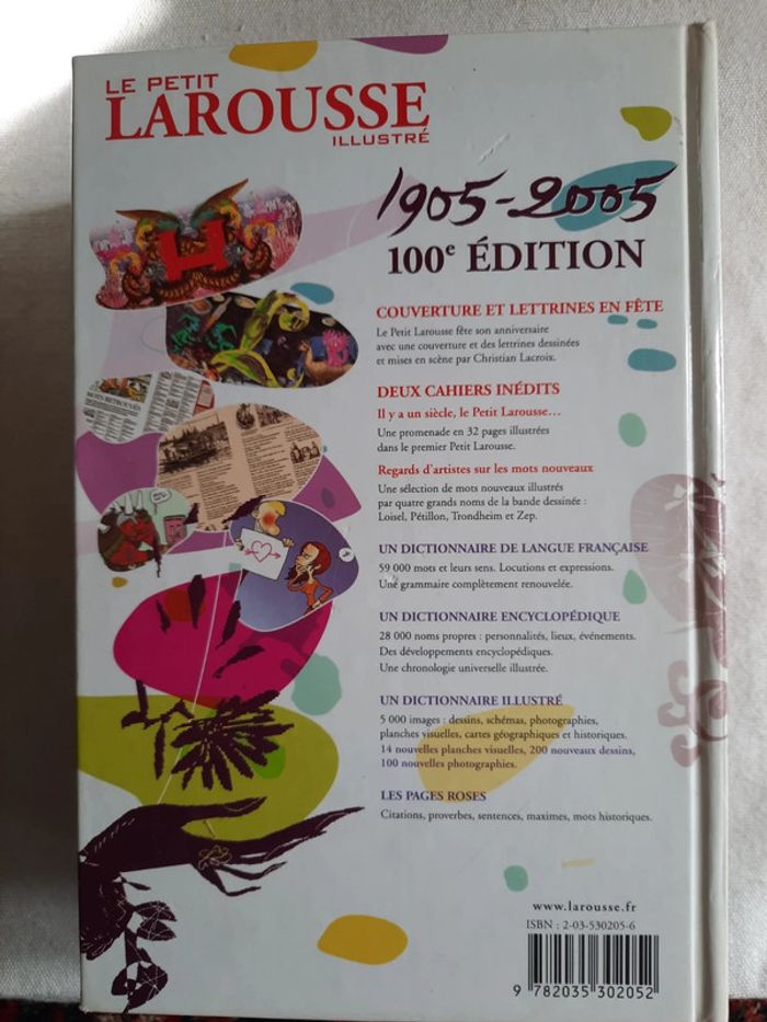 Le petit larousse illustré, 100ème édition, 2005 - photo numéro 2
