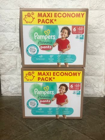 2 Packs Pampers Pants taille 6 