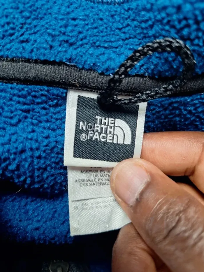 Veste polaire The North Face femme XL – Bleu à capuche – brodé (614) - photo numéro 10