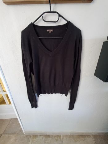 Pull fin Basic Noir T2