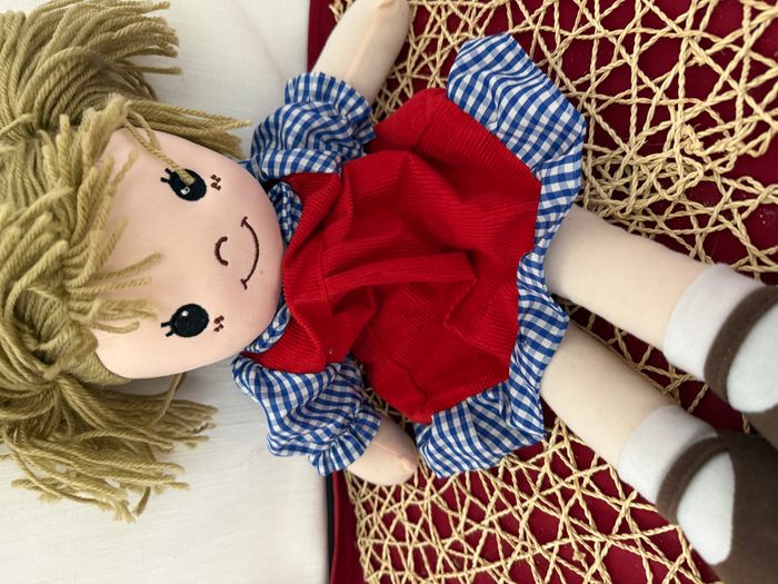 poupée de chiffon porte pyjama hauteur 50CM