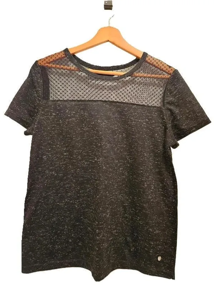 Tee-shirt Noir  Deluxe 38/M - photo numéro 2