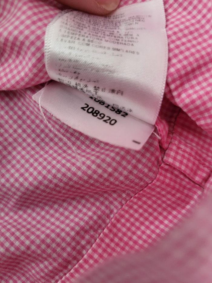 Jacadi - robe à smocks vichy rose + culotte 3 mois - photo numéro 3