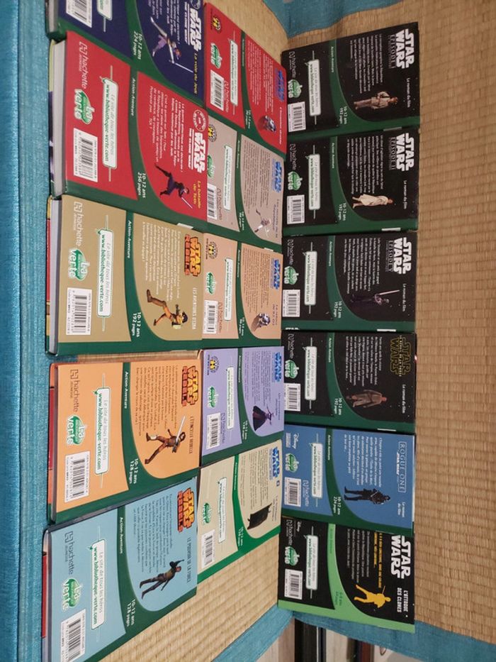 Lot de 15 livres star wars de la bibliothèque verte - photo numéro 3