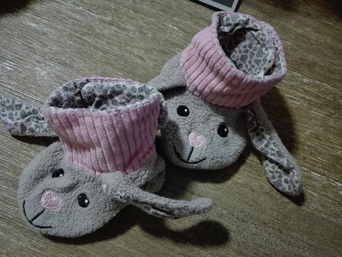Chaussons bébé lapin liberty Apple Park 0 6 mois bio recyclé éco