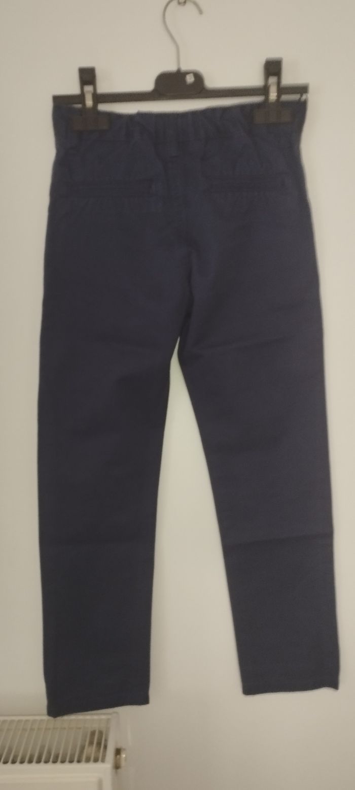 Pantalon garçon bleu marine taille 7/8 ans - photo numéro 5