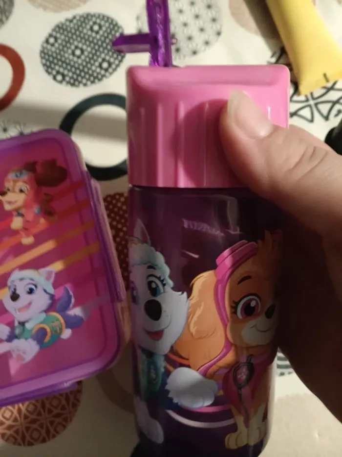Lot boîte à goûter et gourde pat patrouille neuves pas de vinted go - photo numéro 2