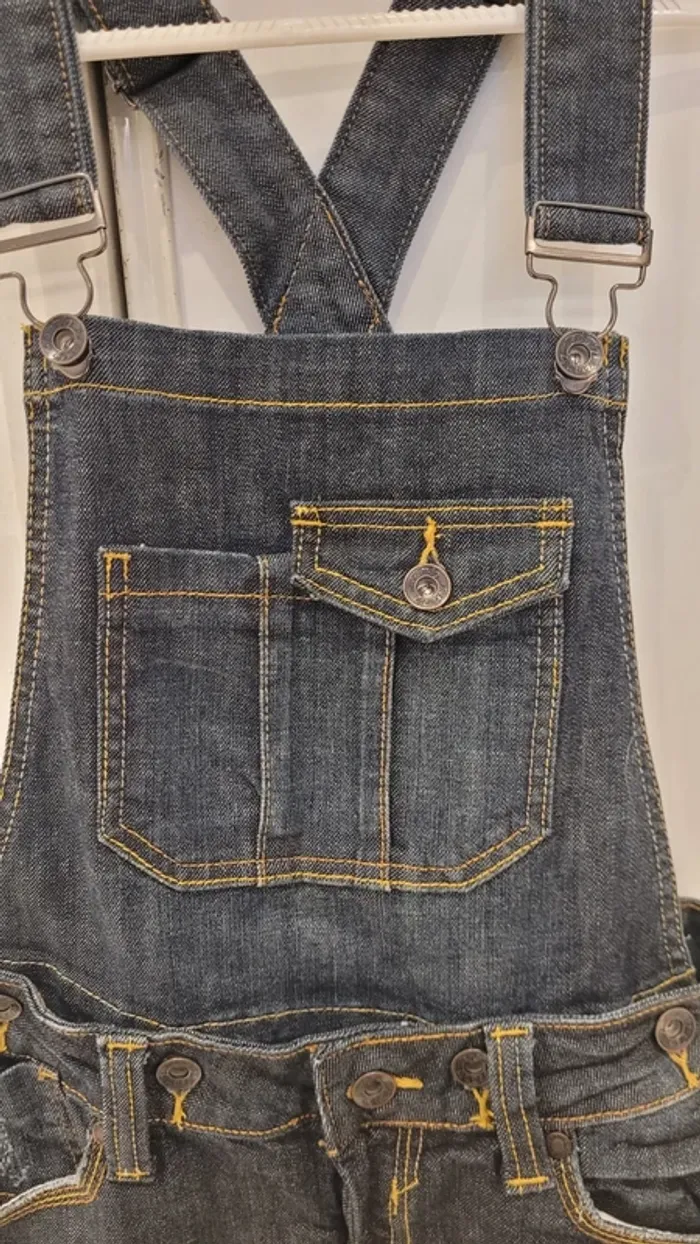 Salopette Combi jupe 2 en 1   98% coton - photo numéro 6