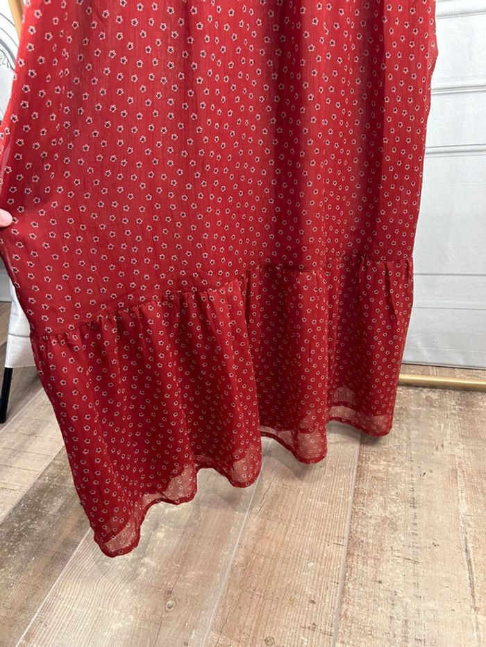 Robe longue Rouge Pepe Jeans L / 40 neuve - photo numéro 7