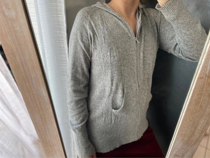 Gilet gris femme - photo numéro 4