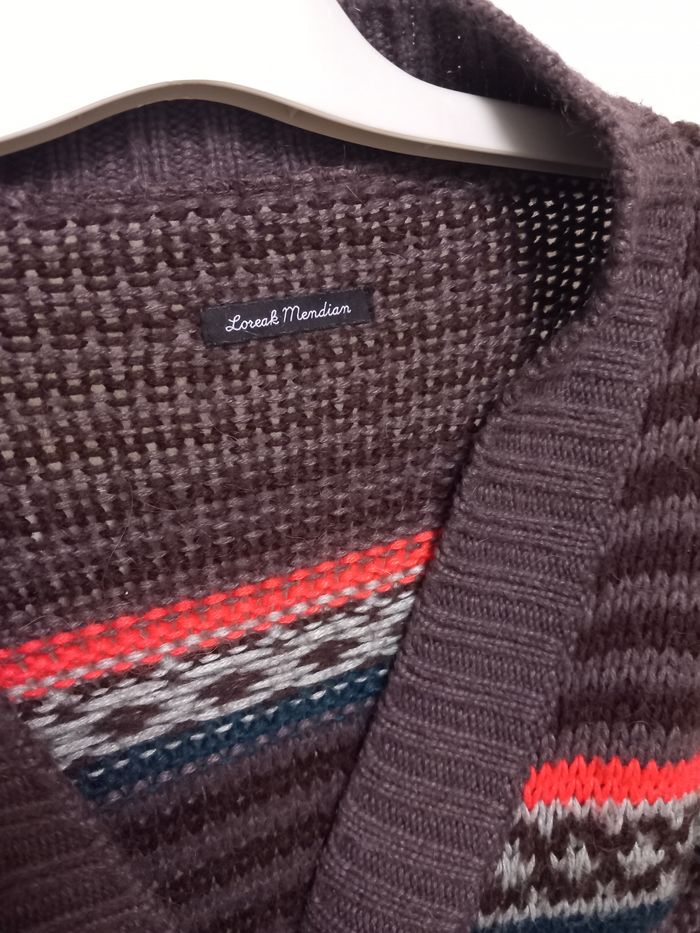 Long gilet en laine - photo numéro 3