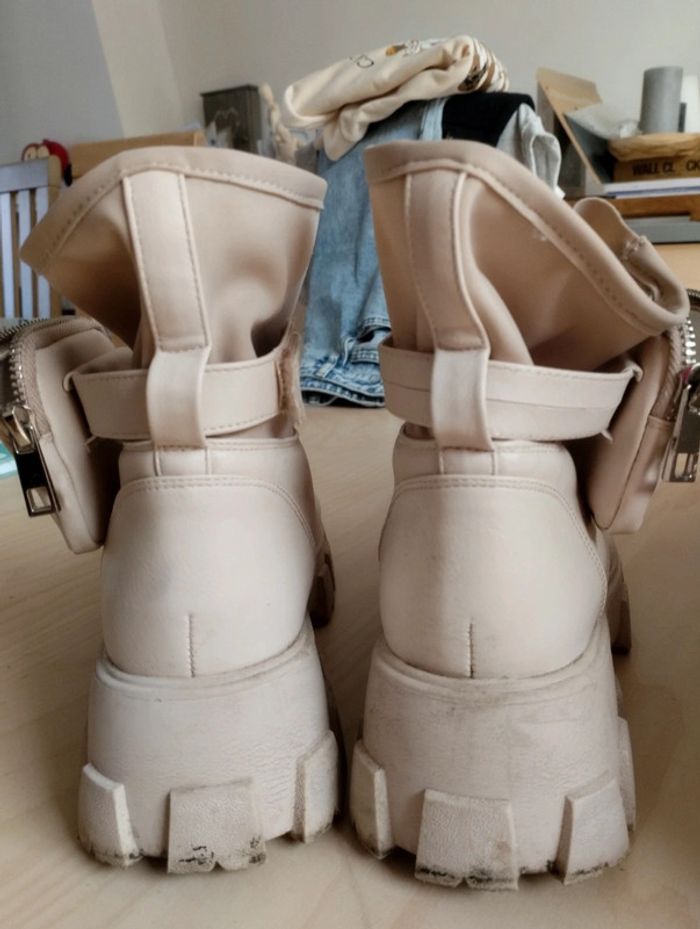 Bottines beige taille 39 - photo numéro 3