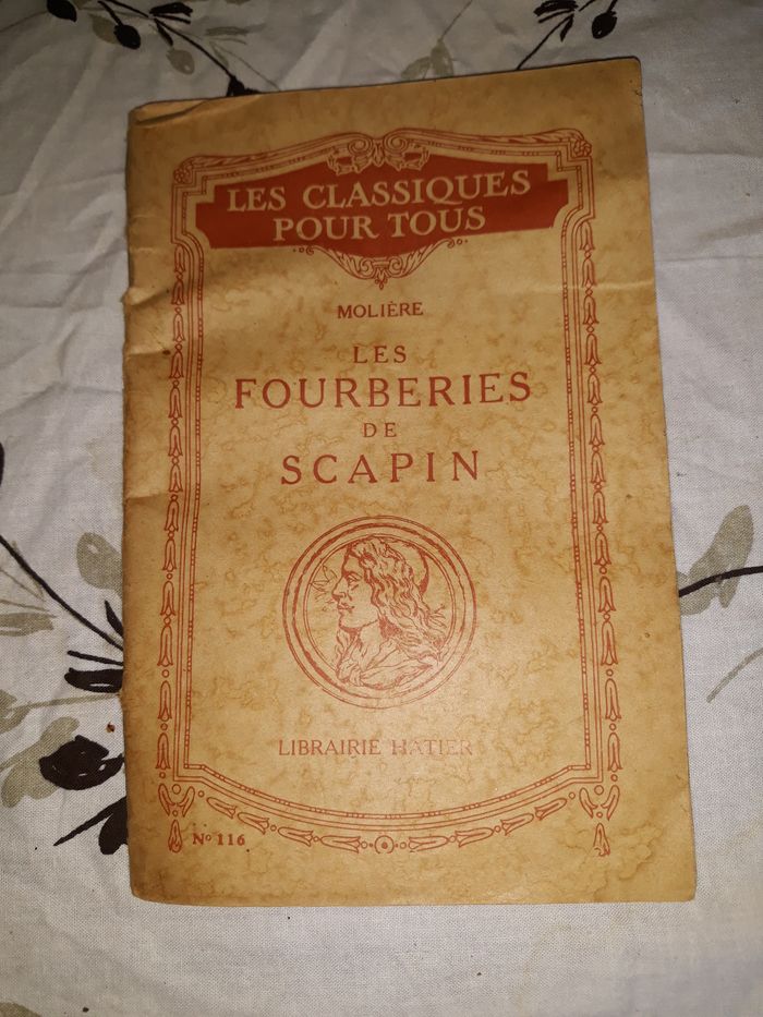 Faby27800 Livre Fourberies de Scapin Molière La comtesse d'Escarbagnas Ancienne édition 1922 - photo numéro 2