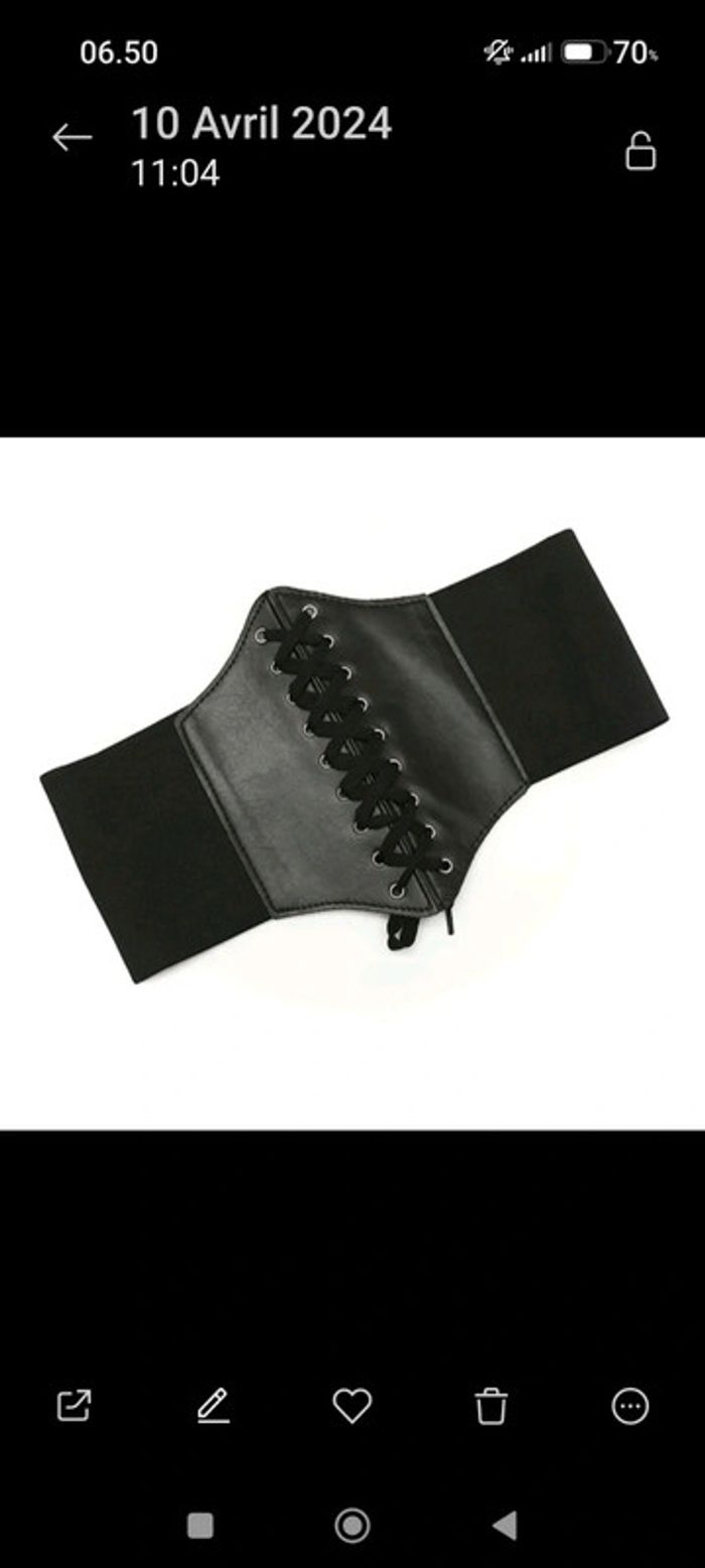 Ceinture gainante