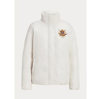 Polo ralph lauren water-resistant crest motif down jacket